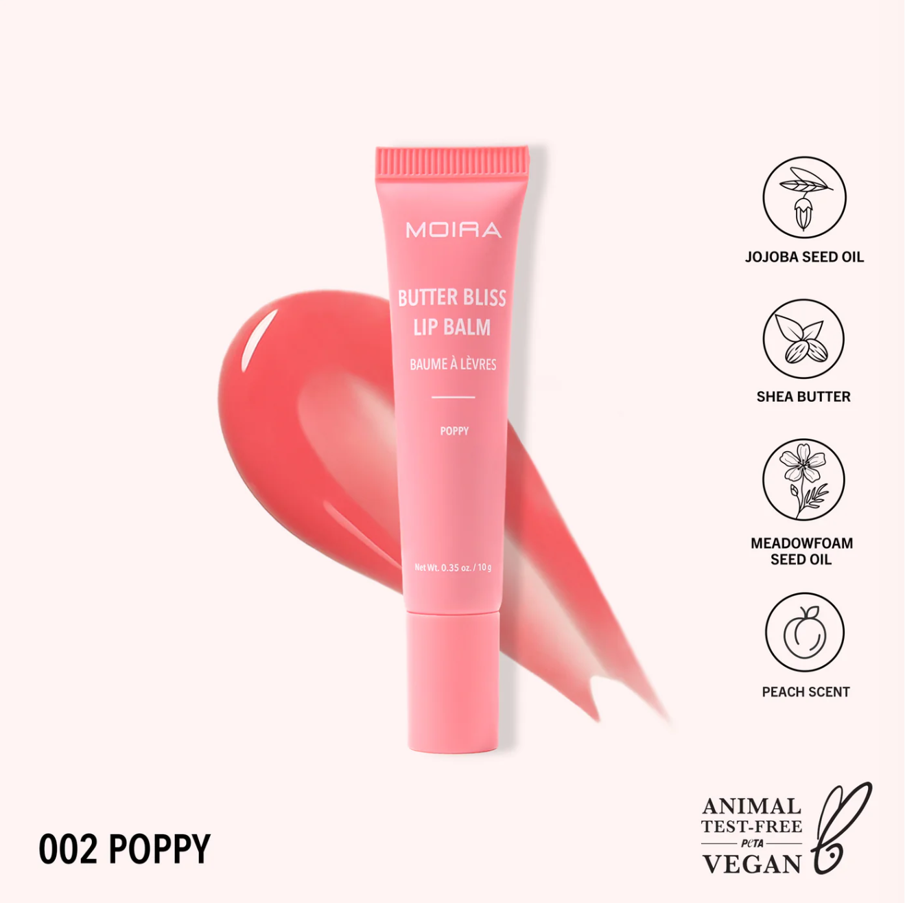 MOIRA - Butter Bliss Lip Balm (3 PCS)