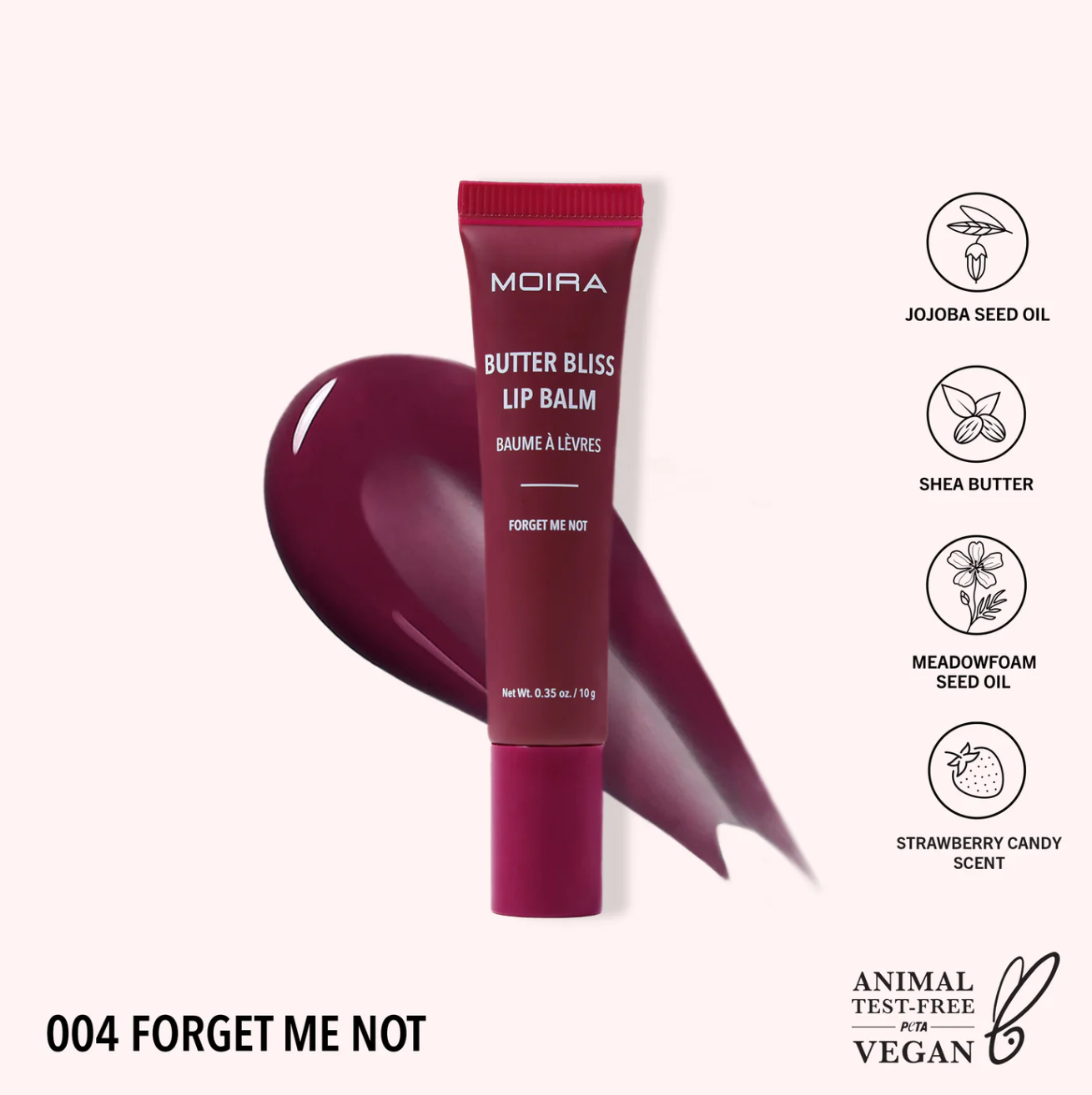MOIRA - Butter Bliss Lip Balm (3 PCS)