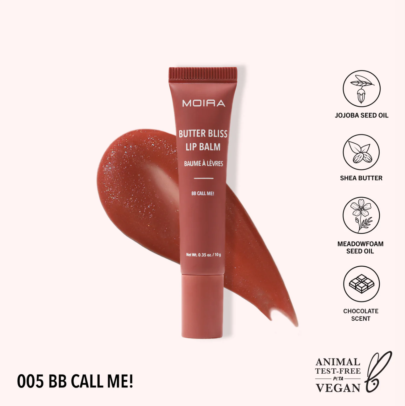 MOIRA - Butter Bliss Lip Balm (3 PCS)