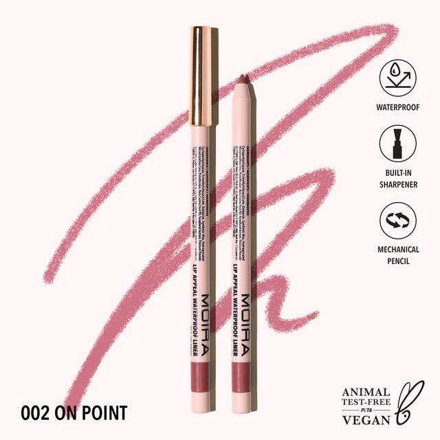 MOIRA - Lip Appeal Waterproof Liner (3PCS)