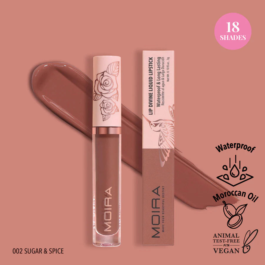 MOIRA - Lip Divine Liquid Lipstick (3 PCS)