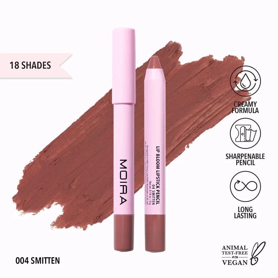 MOIRA - Lip Bloom Lipstick Pencil Matte Long Lasting (3 PCS)