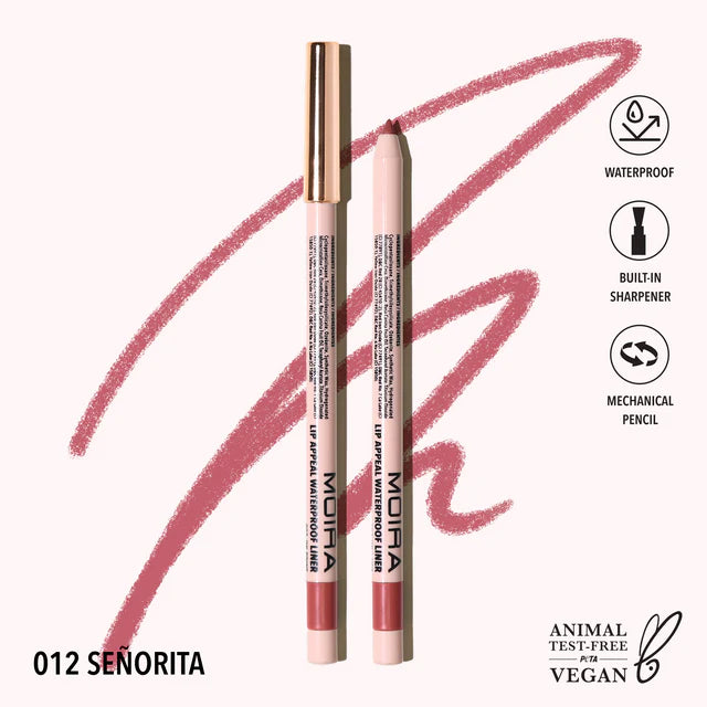 MOIRA - Lip Appeal Waterproof Liner (3PCS)