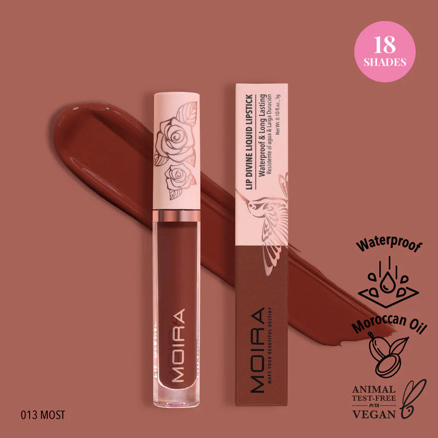 MOIRA - Lip Divine Liquid Lipstick (3 PCS)