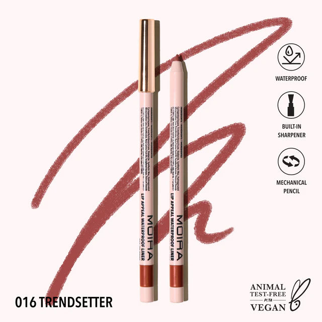 MOIRA - Lip Appeal Waterproof Liner (3PCS)