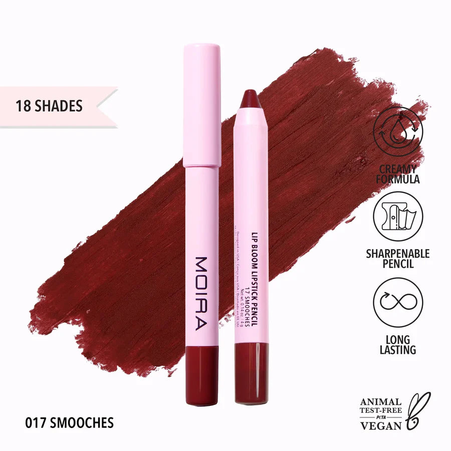 MOIRA - Lip Bloom Lipstick Pencil Matte Long Lasting (3 PCS)