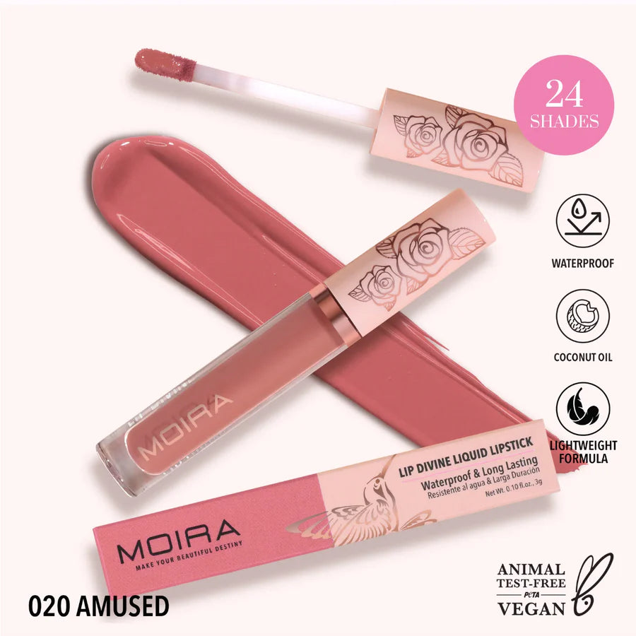 MOIRA - Lip Divine Liquid Lipstick (3 PCS)