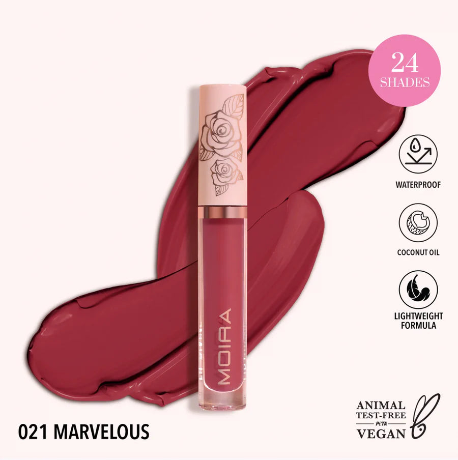 MOIRA - Lip Divine Liquid Lipstick (3 PCS)