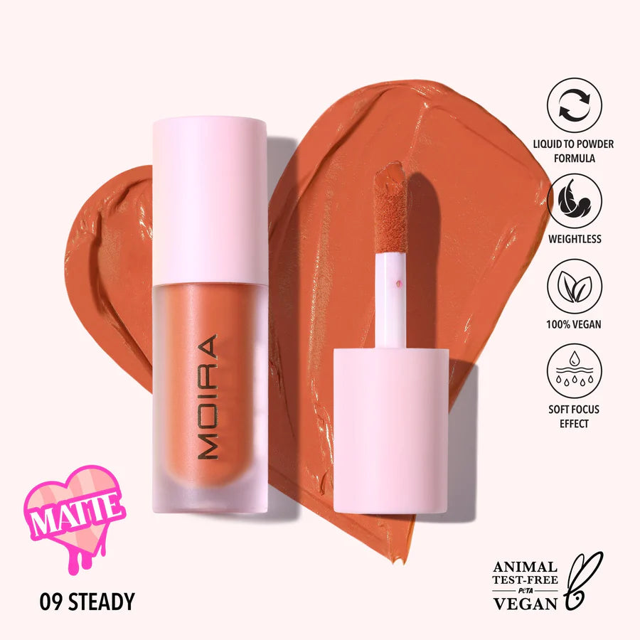 MOIRA - Love Steady Liquid Blush (3 PCS)