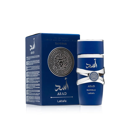 Lattafa Asad Zanzibar - Eau de Parfum Sp 3.4 oz (3pcs)