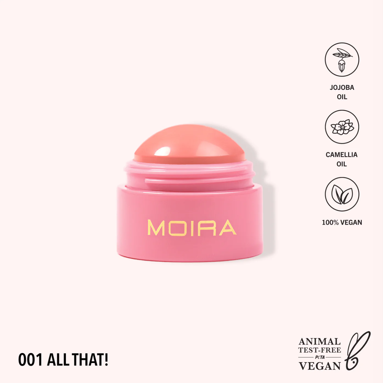 MOIRA - Soft Blush Balm - (3PC)