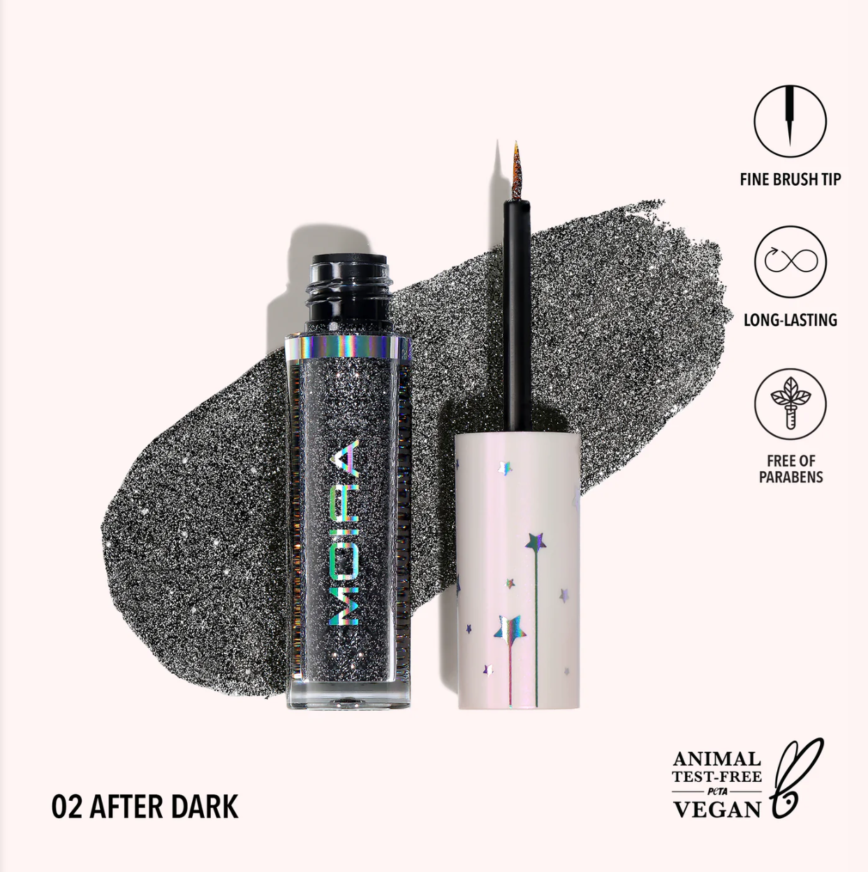 MOIRA - Glitter Glitter Liner (3 PCS)