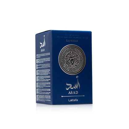 Lattafa Asad Zanzibar - Eau de Parfum Sp 3.4 oz (3pcs)