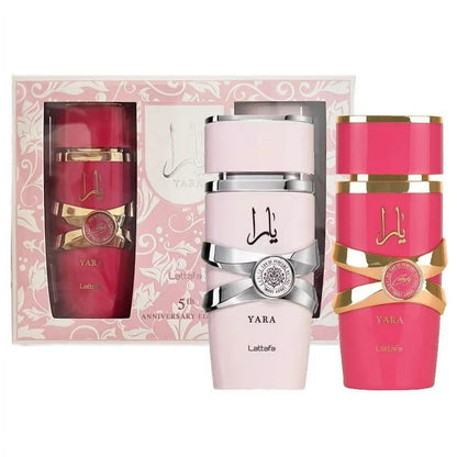 SET Lattafa Yara + Yara Candy 3 Piece