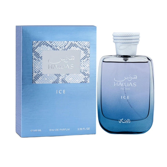 RASASI Hawas Ice 3.4 oz EDP Sp (3pcs)