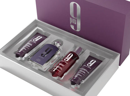 SET Afnan 9 pm Pour Femme 4 Piece (3 Sets)