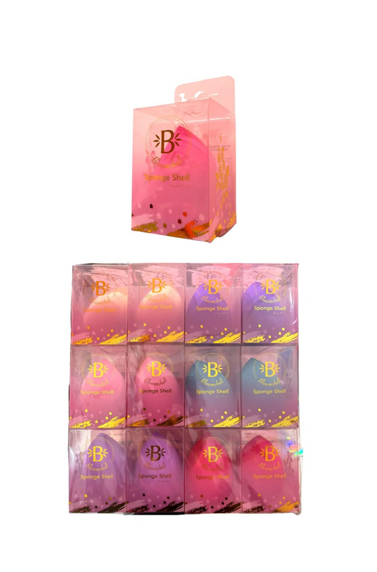 BLOOMSHELL Sponge Shell beauty blender (12PC)