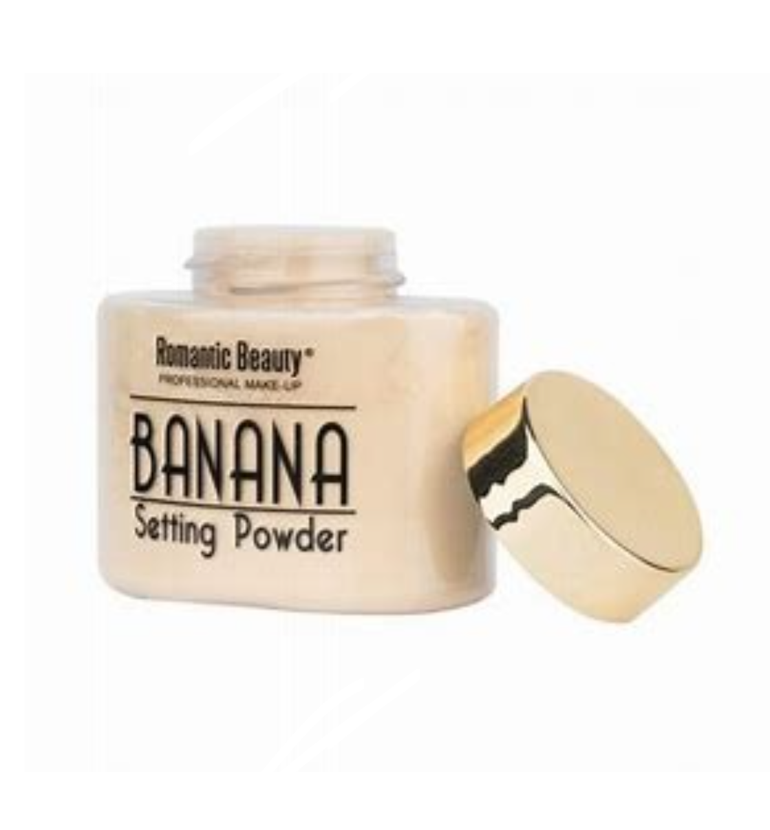 ROMANTIC BEAUTY - Banana Setting Powder Matte Loose Finishing Powder - Lightweight - All Day Makeup Protection (12PC)