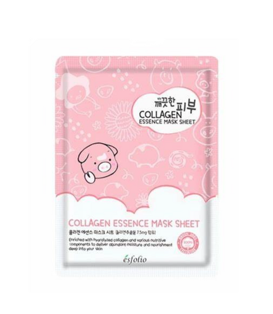 Esfolio Pure Skin Essence Mask Sheet (Collagen) Carton (3PC)