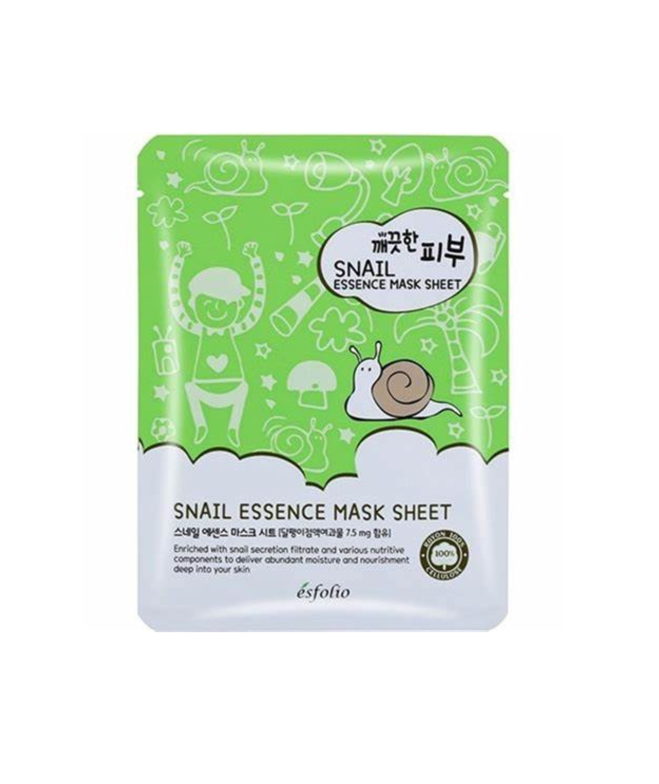 Esfolio Pure Skin Essence Mask Sheet (Snail) Carton