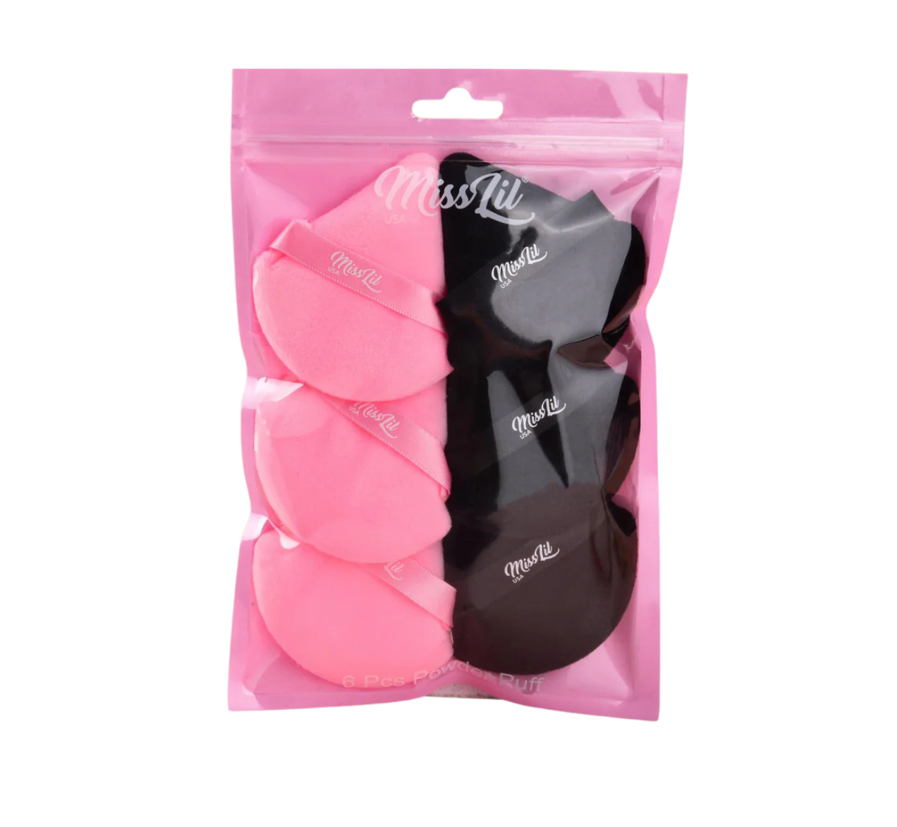 Miss Lil - 6 pcs Powder Puff Bag (3PC)