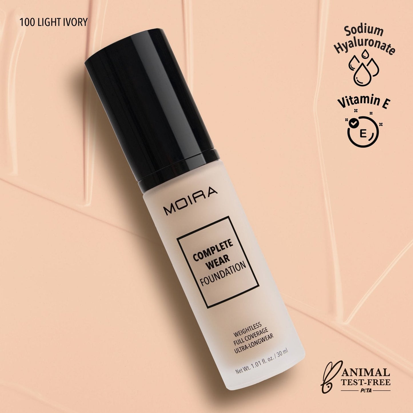 MOIRA - Complete Wear Foundation (3PCS)