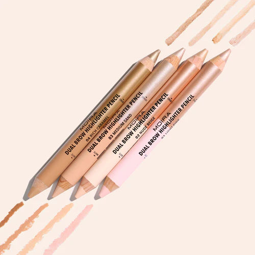 MOIRA - Dual Brow Highlighter Pencil  (3PCS)