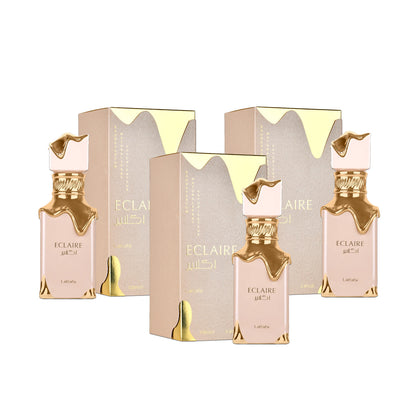 Lattafa Eclaire - Eau De Parfum Sp 3.4 oz (3pcs)