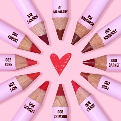 MOIRA - Flirty Lip Pencil (3PCS)