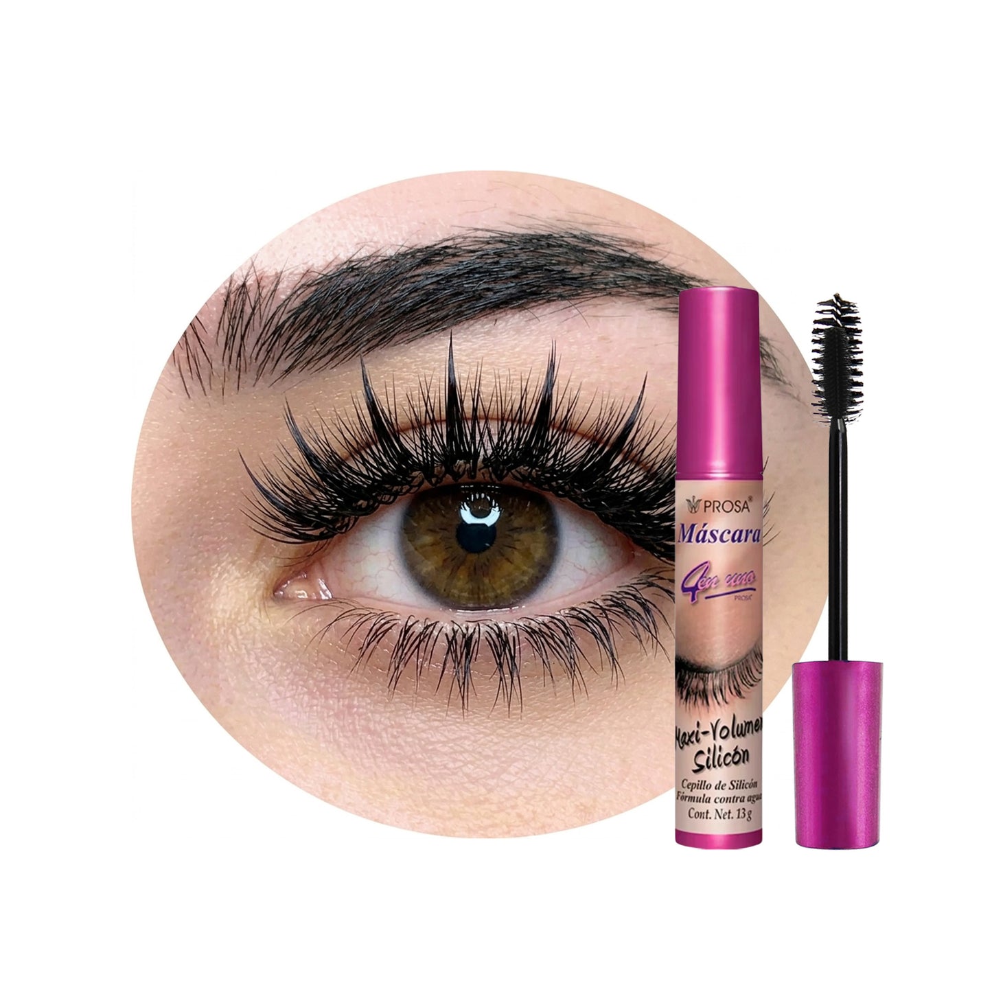 PROSA Mascara Maxi Volumen Silicon (6PC)