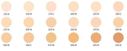 MOIRA DISPLAY COMPLETE WEAR TM POWDER FOUNDATION   108 PCS , 18 TESTER