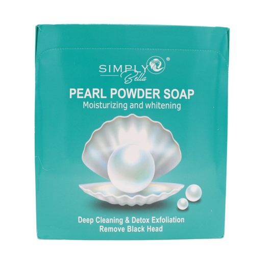 SIMPLY BELLA Pearl Powder Soap (12PC)