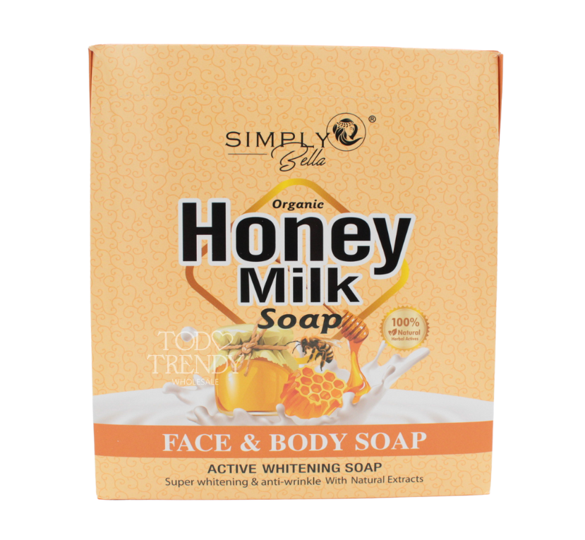 SIMPLY BELLA Honey Milk Organic Soap (12PC)