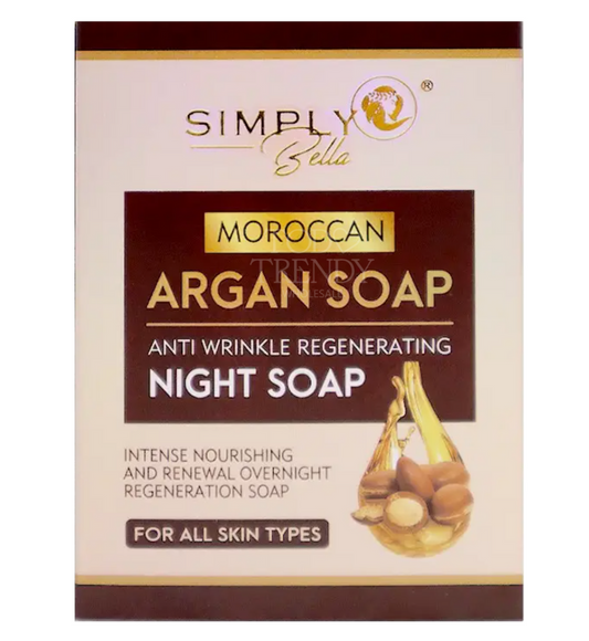 SIMPLY BELLA Moroccan Argan Oil night Soap (12PC)