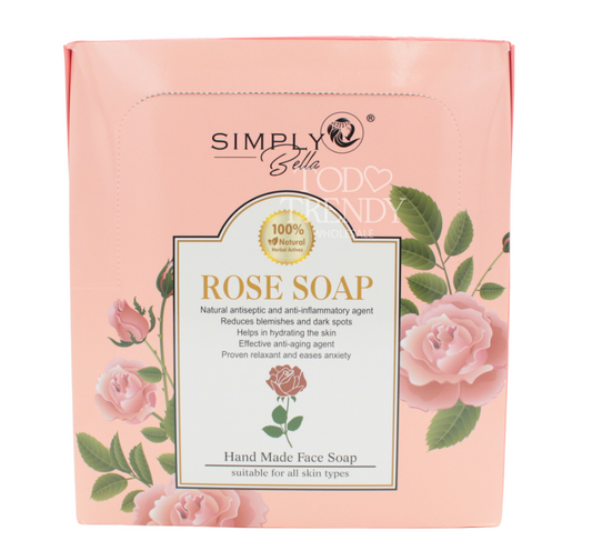 SIMPLY BELLA Rose Soap (12PC)