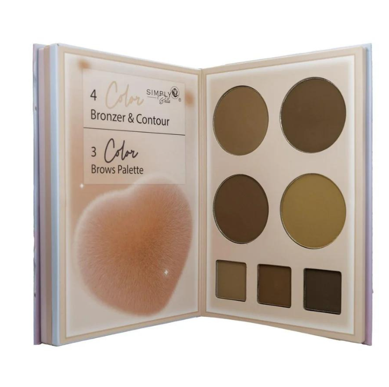 SIMPLY BELLA Coquette eyeshadow palette (3PC)